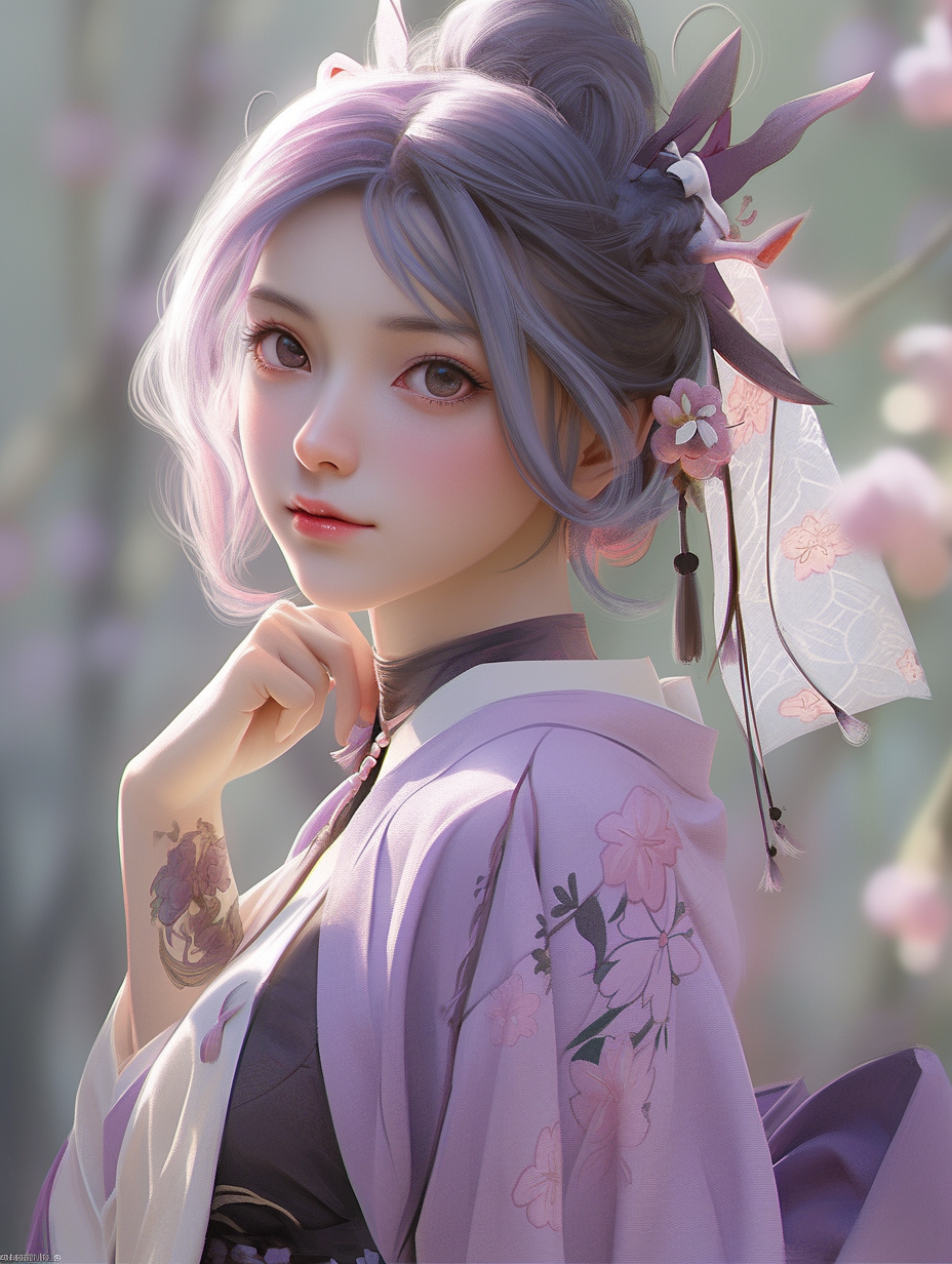 汉服女孩手机壁纸图片下载