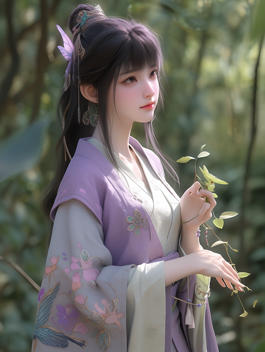 汉服女孩图片免费下载