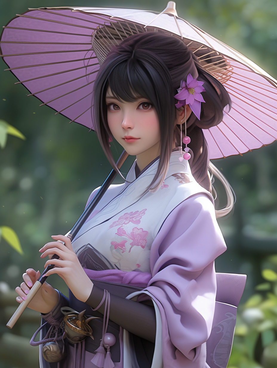 3D可爱女孩图片免费下载