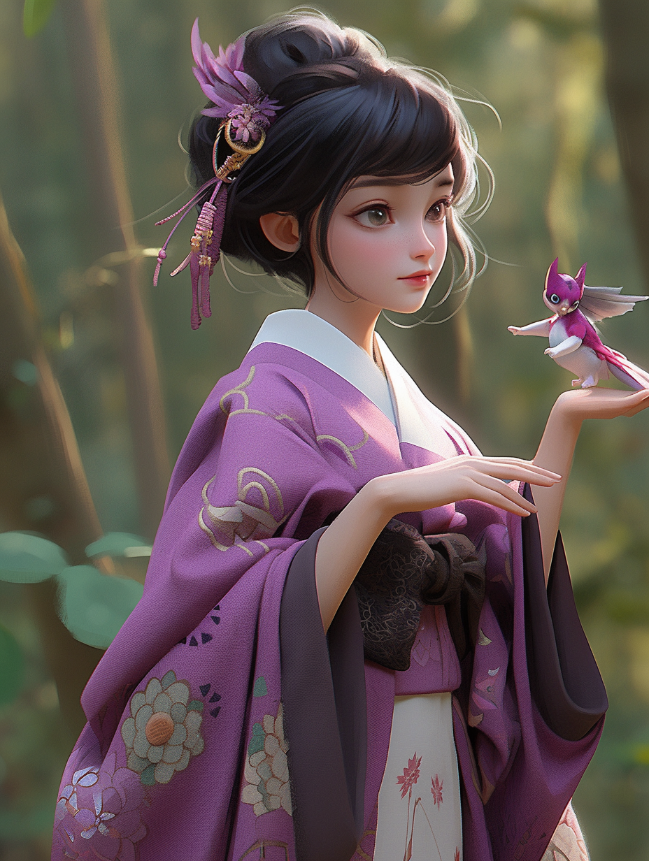 汉服女孩手机壁纸图片下载