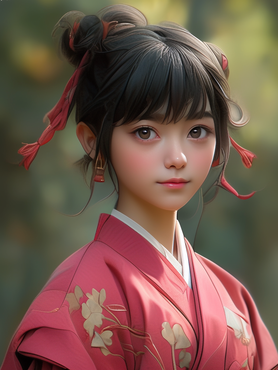 3D可爱女孩图片免费下载