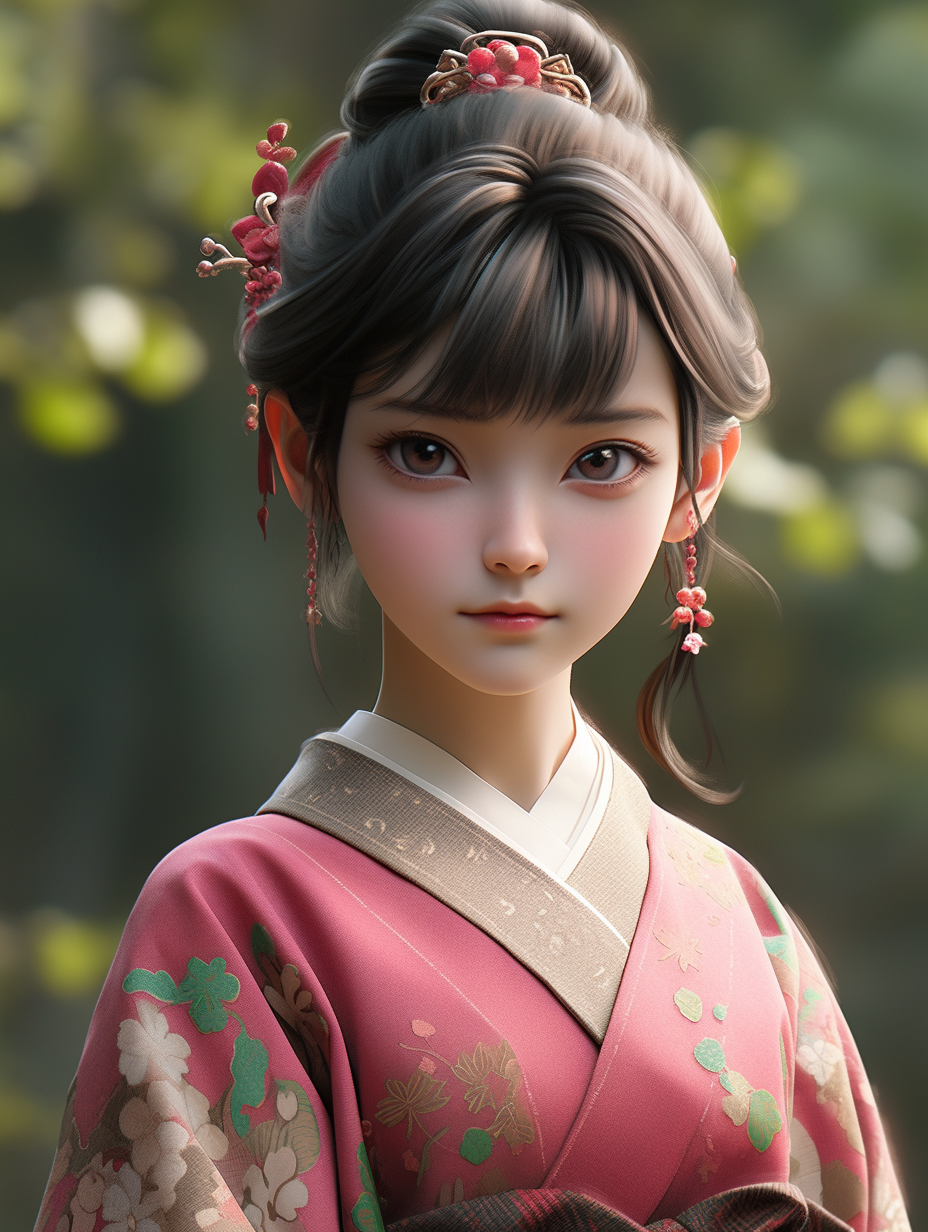 AI绘画古风美人图片