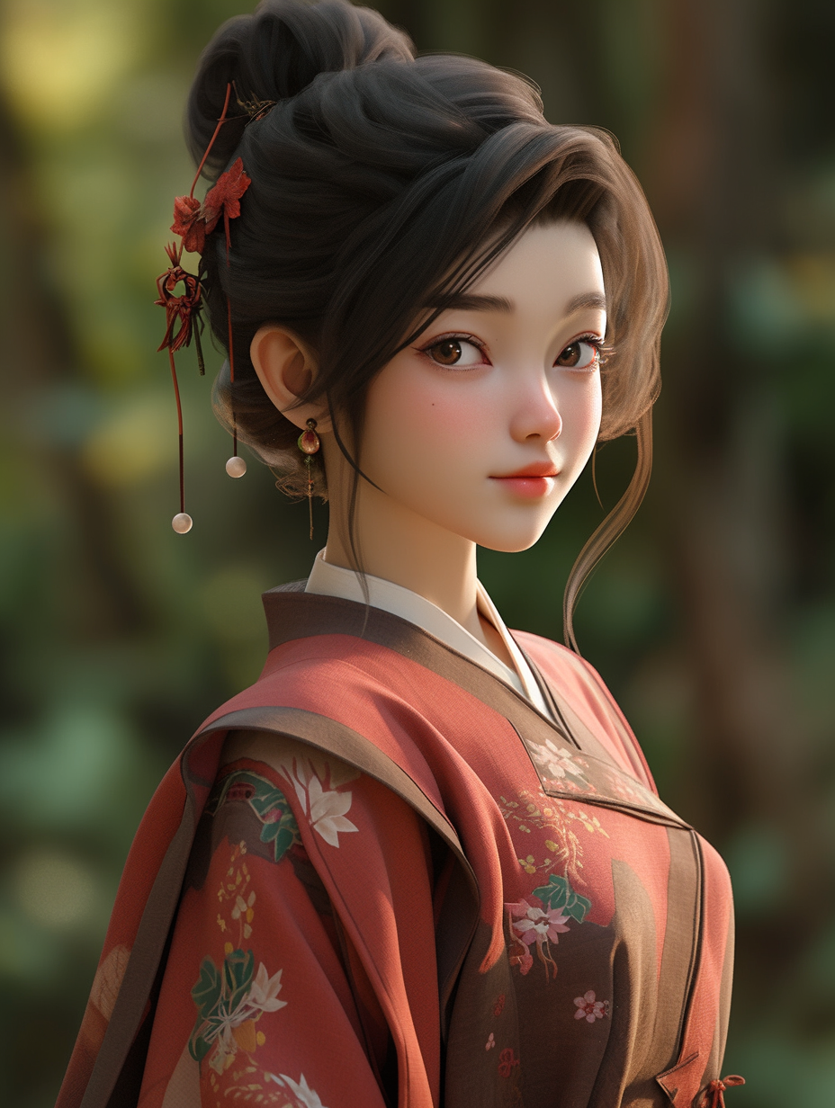 3d古风美人图片免费下载