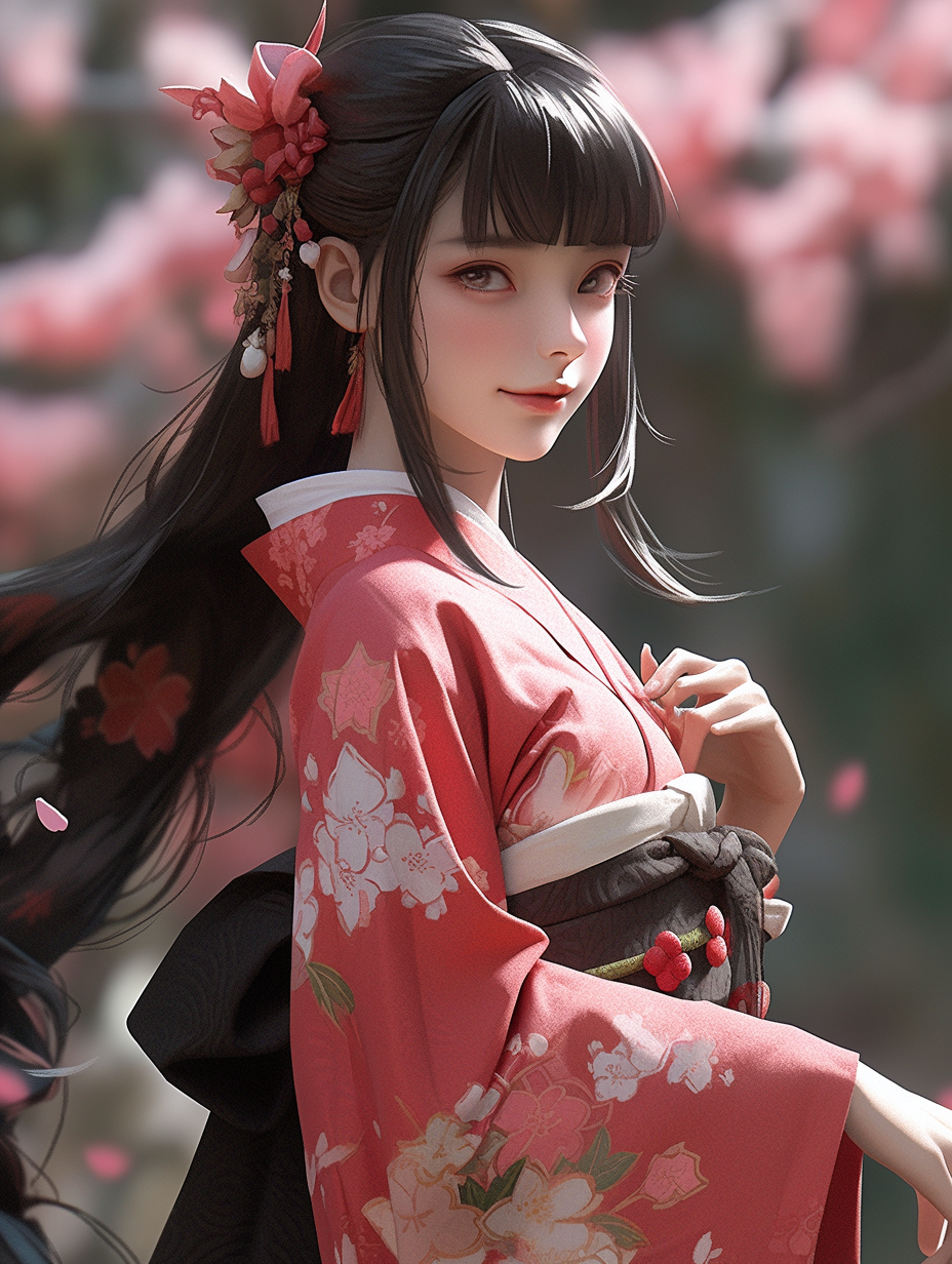 3d古风女孩图片免费下载