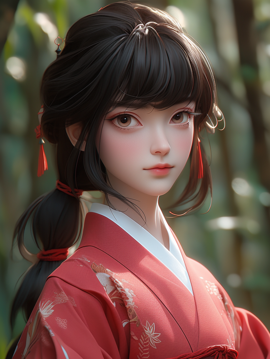 3d古风女孩图片免费下载