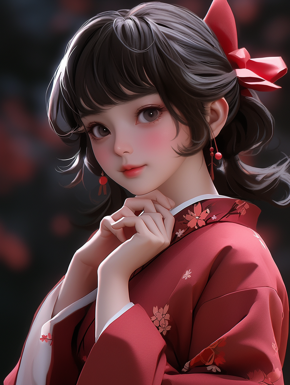 汉服女孩手机壁纸图片下载