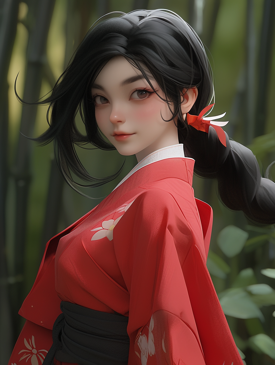 AI生成汉服女孩图片免费下载