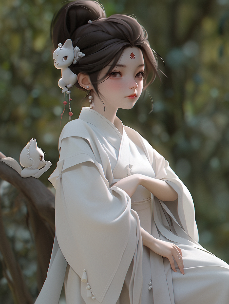 汉服女孩图片免费下载