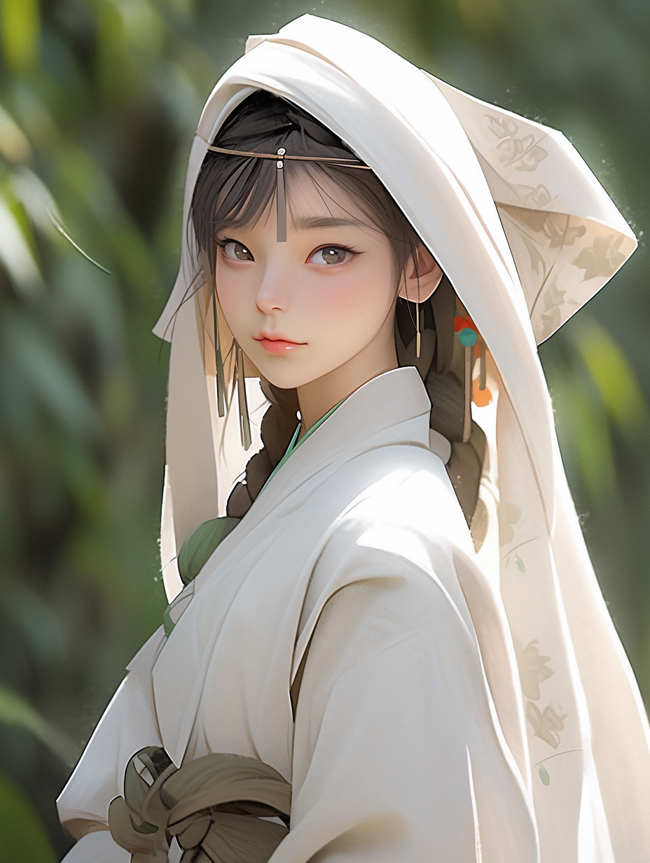 3D可爱女孩图片免费下载