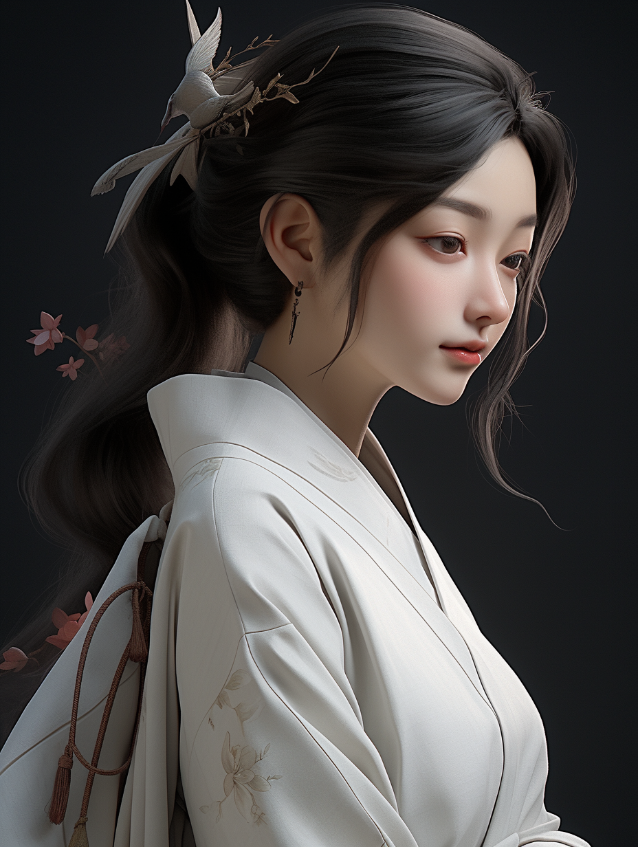 汉服女孩手机壁纸图片下载