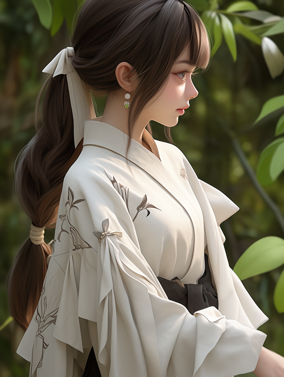 3D可爱女孩图片免费下载