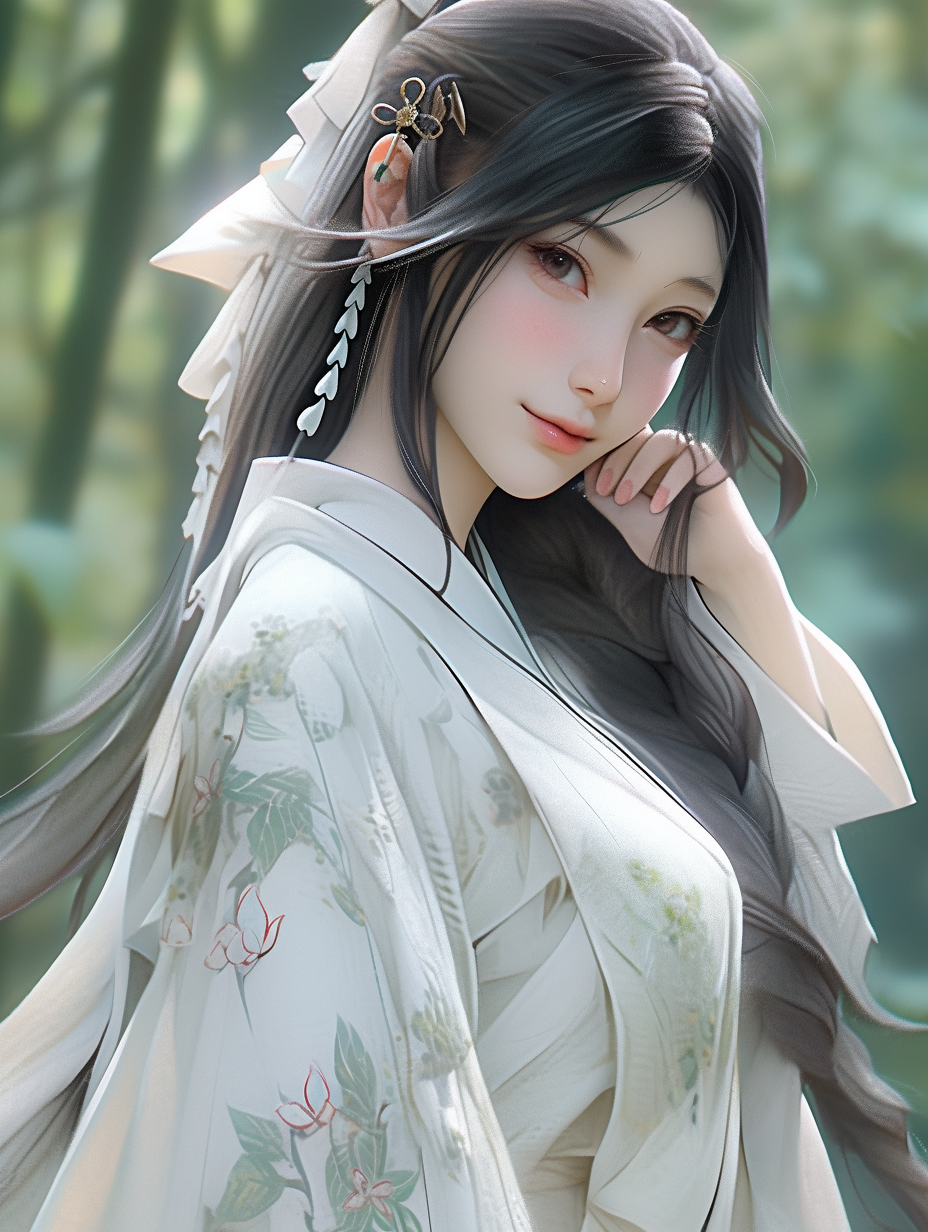 3d古风女孩图片免费下载