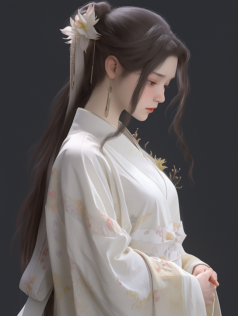 汉服女孩手机壁纸图片下载