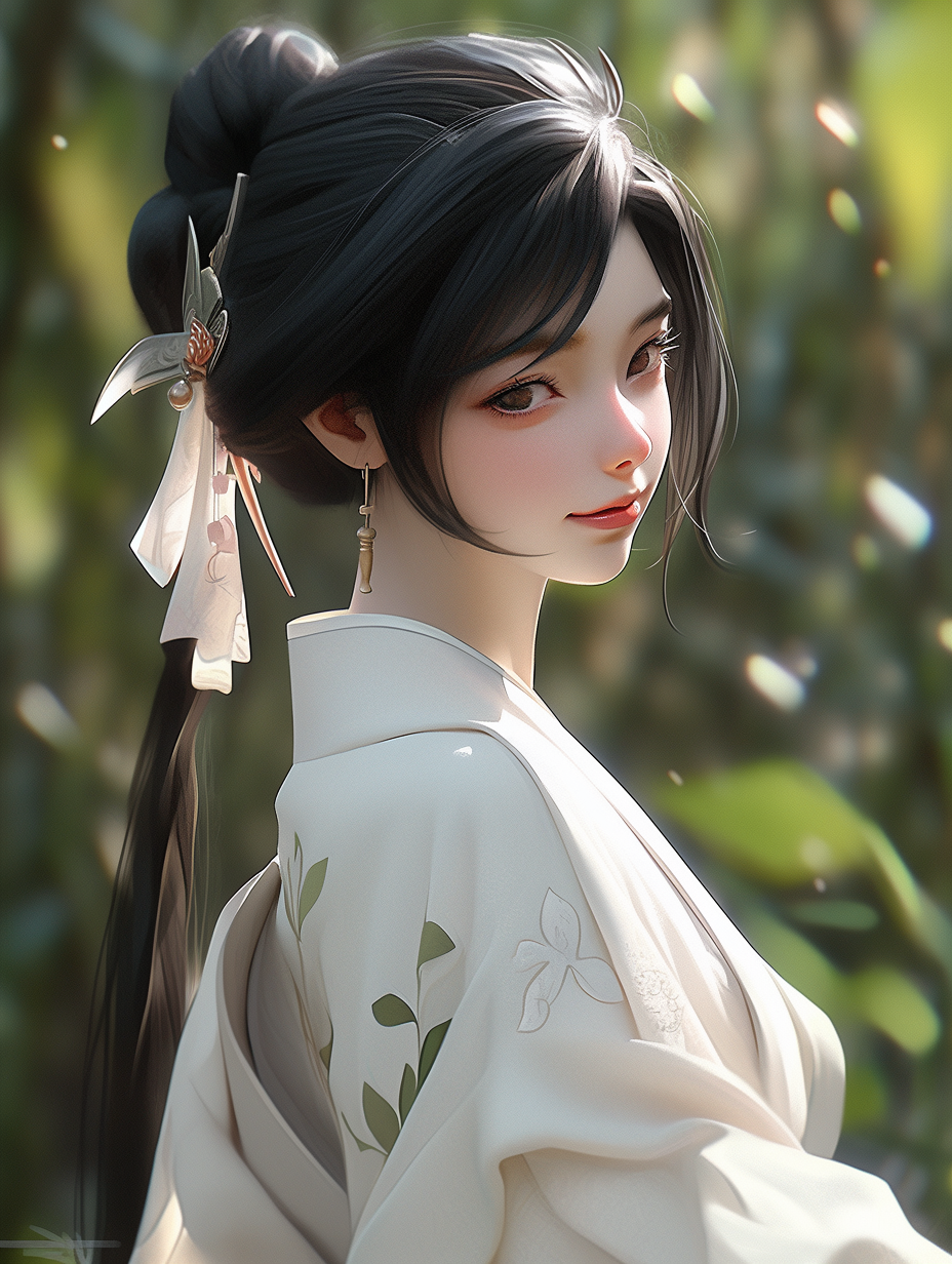 汉服女孩手机壁纸图片下载