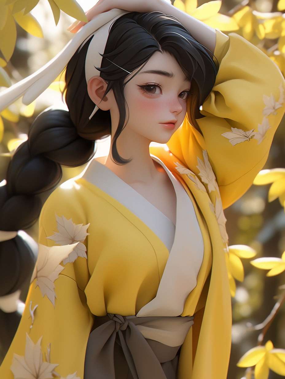 AI绘画古风美人图片