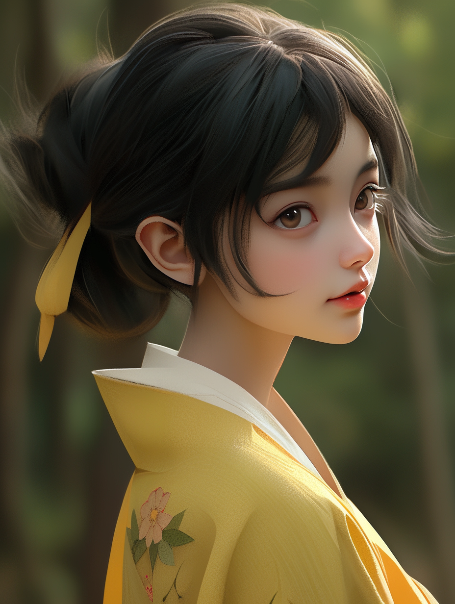 3d古风女孩图片免费下载