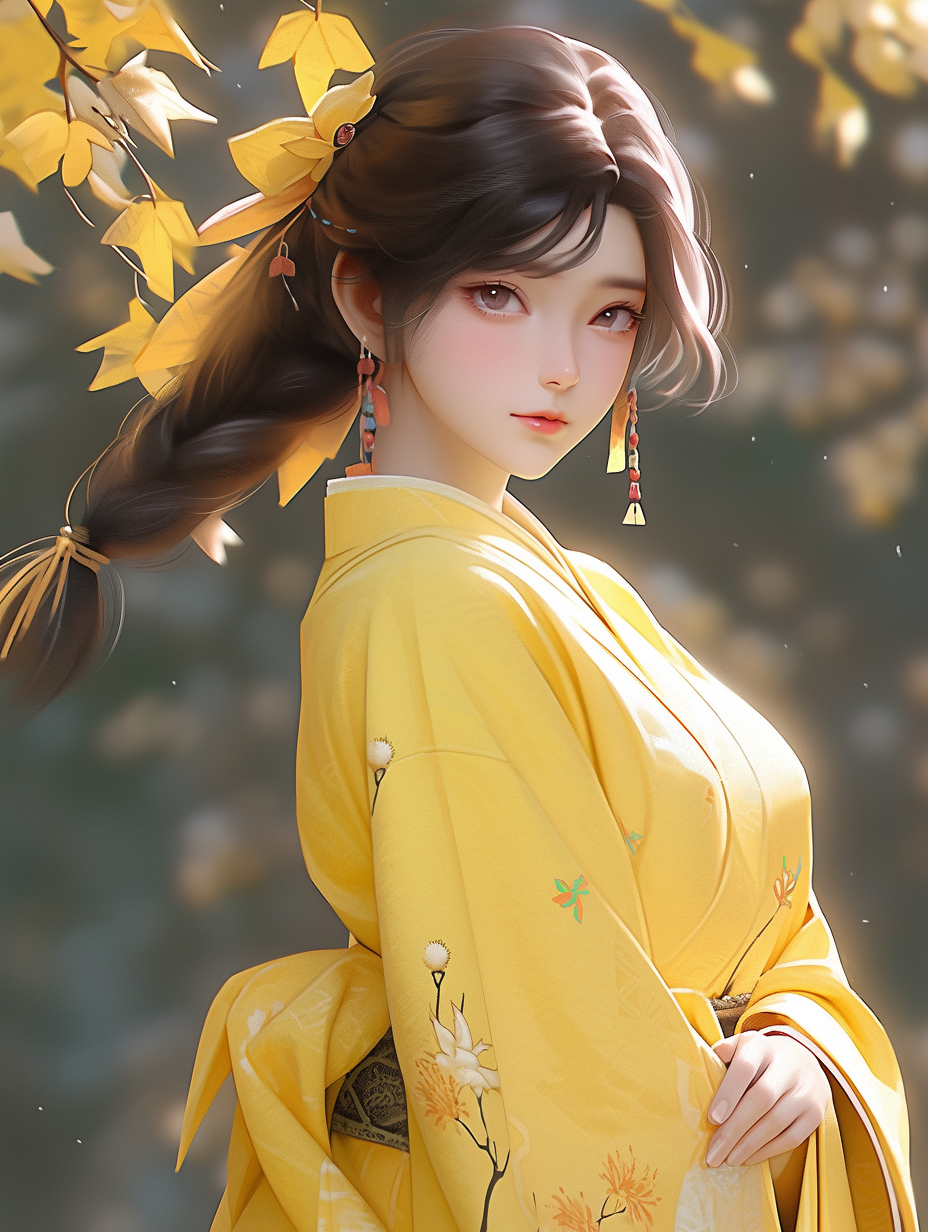 3D可爱女孩图片免费下载