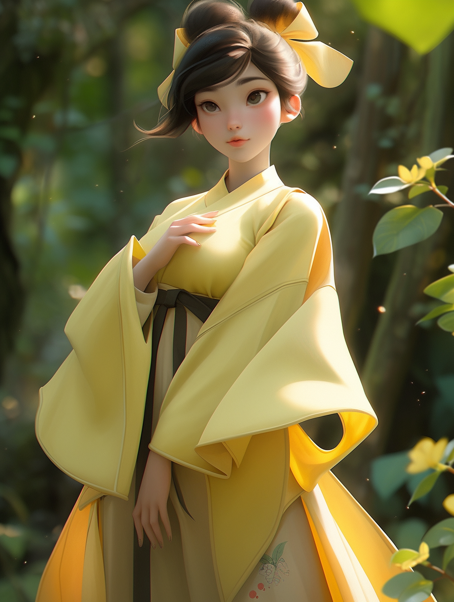 AI绘画古风美人图片