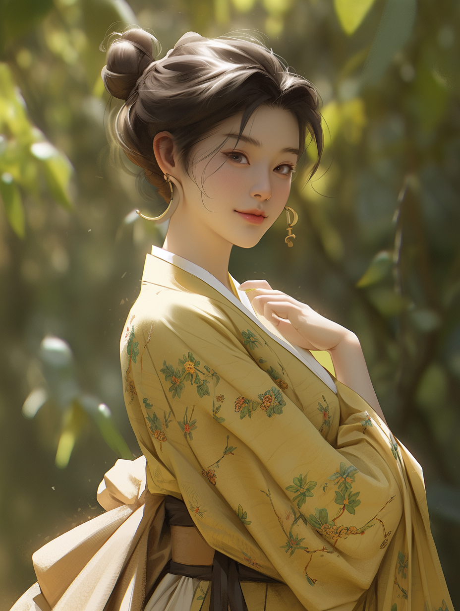 3d古风女孩图片免费下载