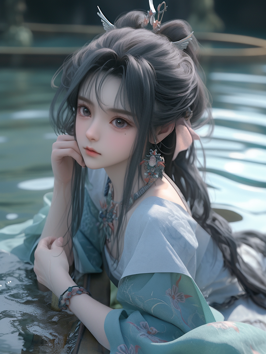 3d国风美人图片免费下载