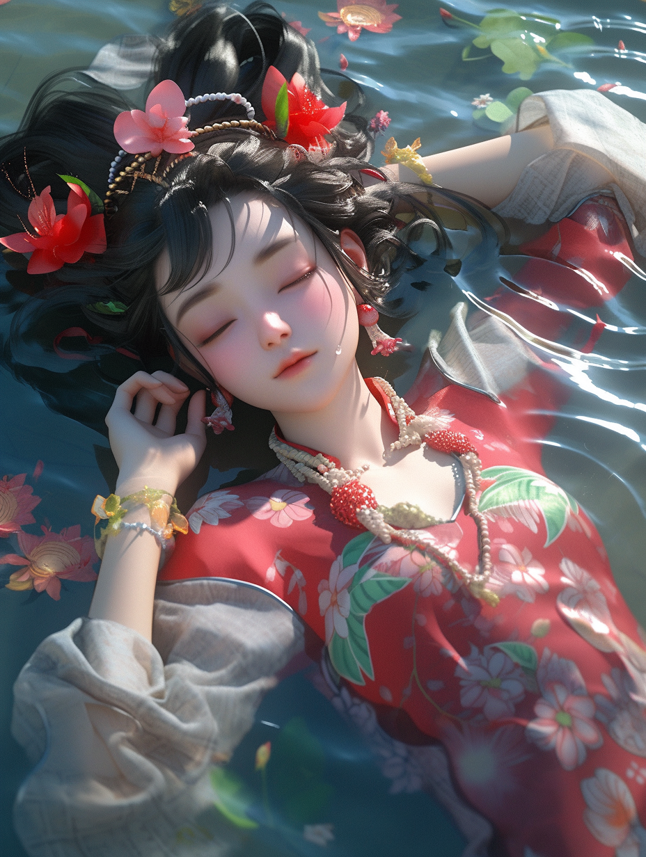 国风美人图片免费下载