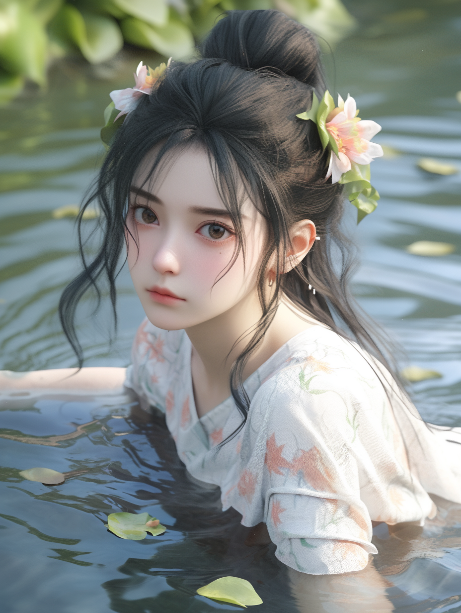 3d国风美人图片免费下载