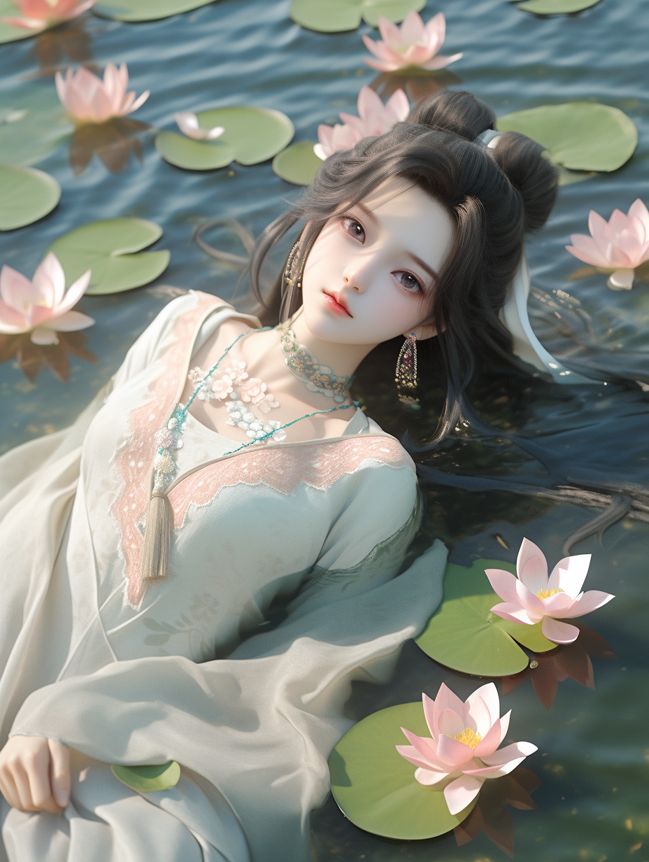 3d国风美人图片免费下载