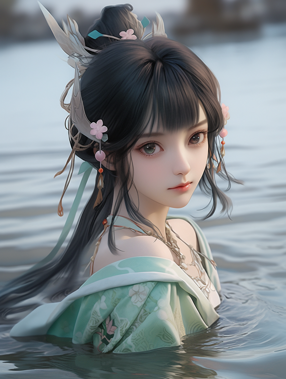 3d国风美人图片免费下载