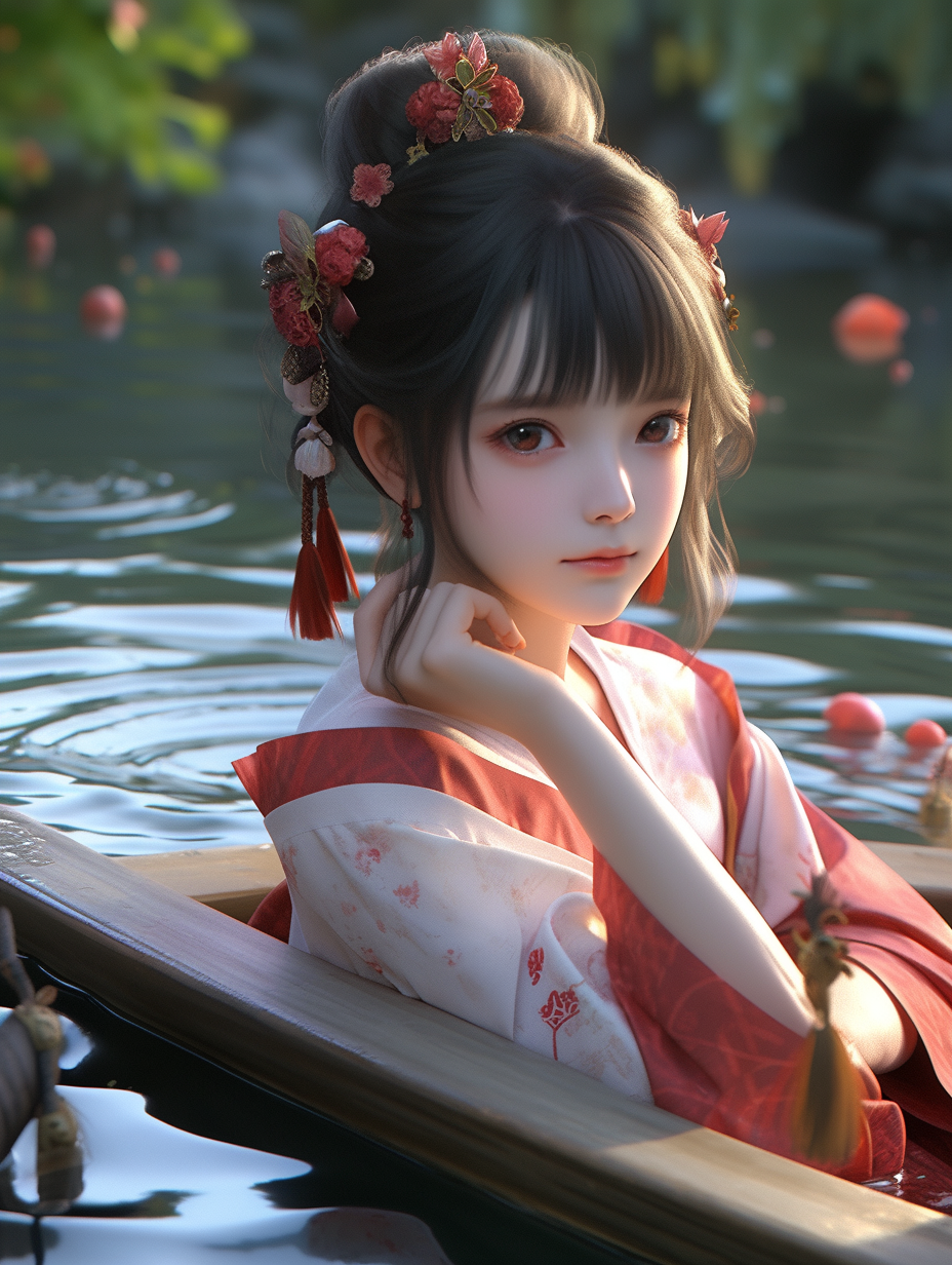 AI生成国风美人图片免费下载