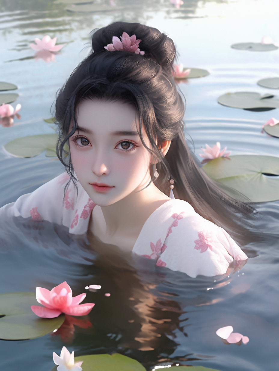 3d国风美人图片免费下载