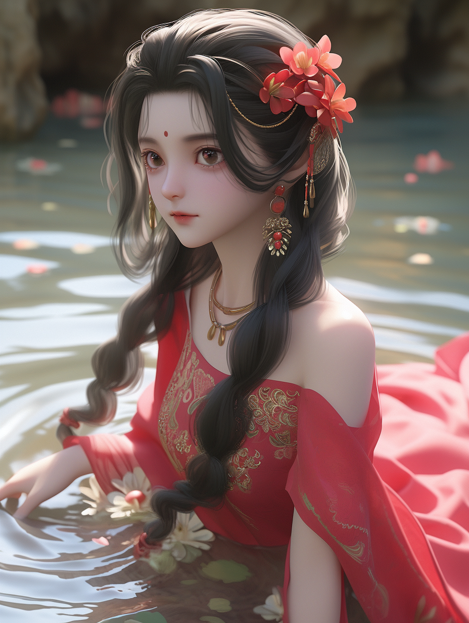 3d国风美人图片免费下载