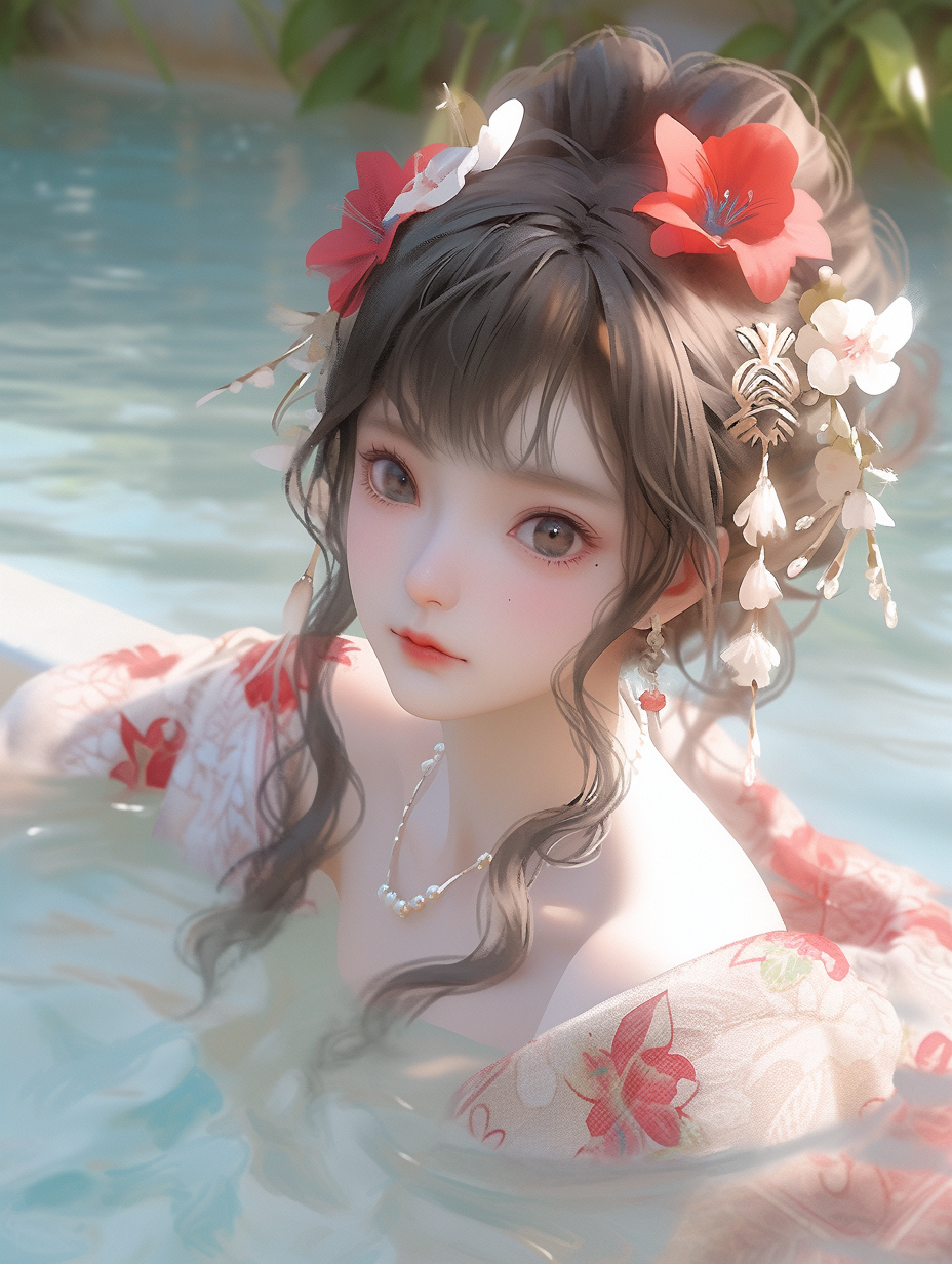 AI生成国风美人图片免费下载