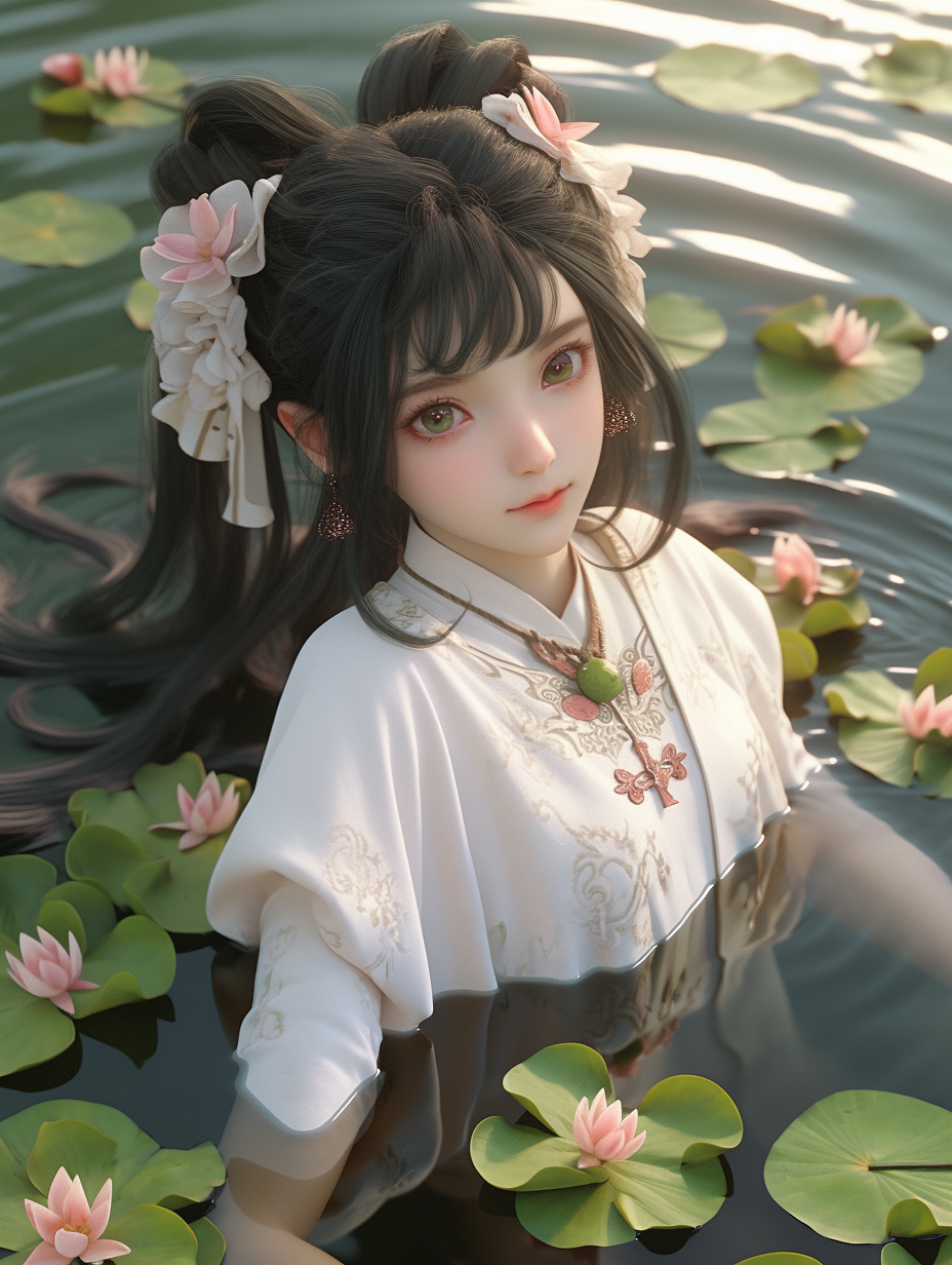 AI生成国风美人图片免费下载