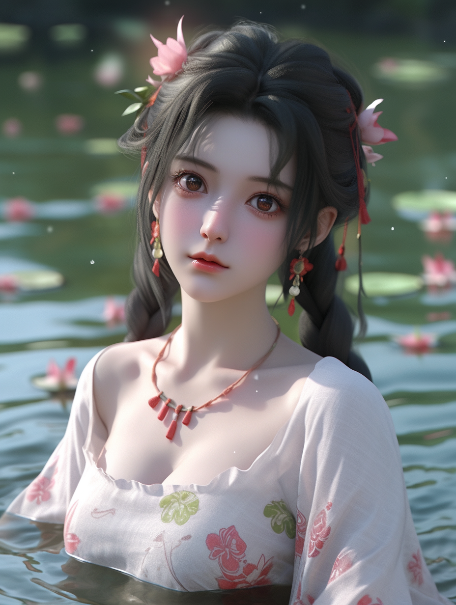 国风美人图片免费下载