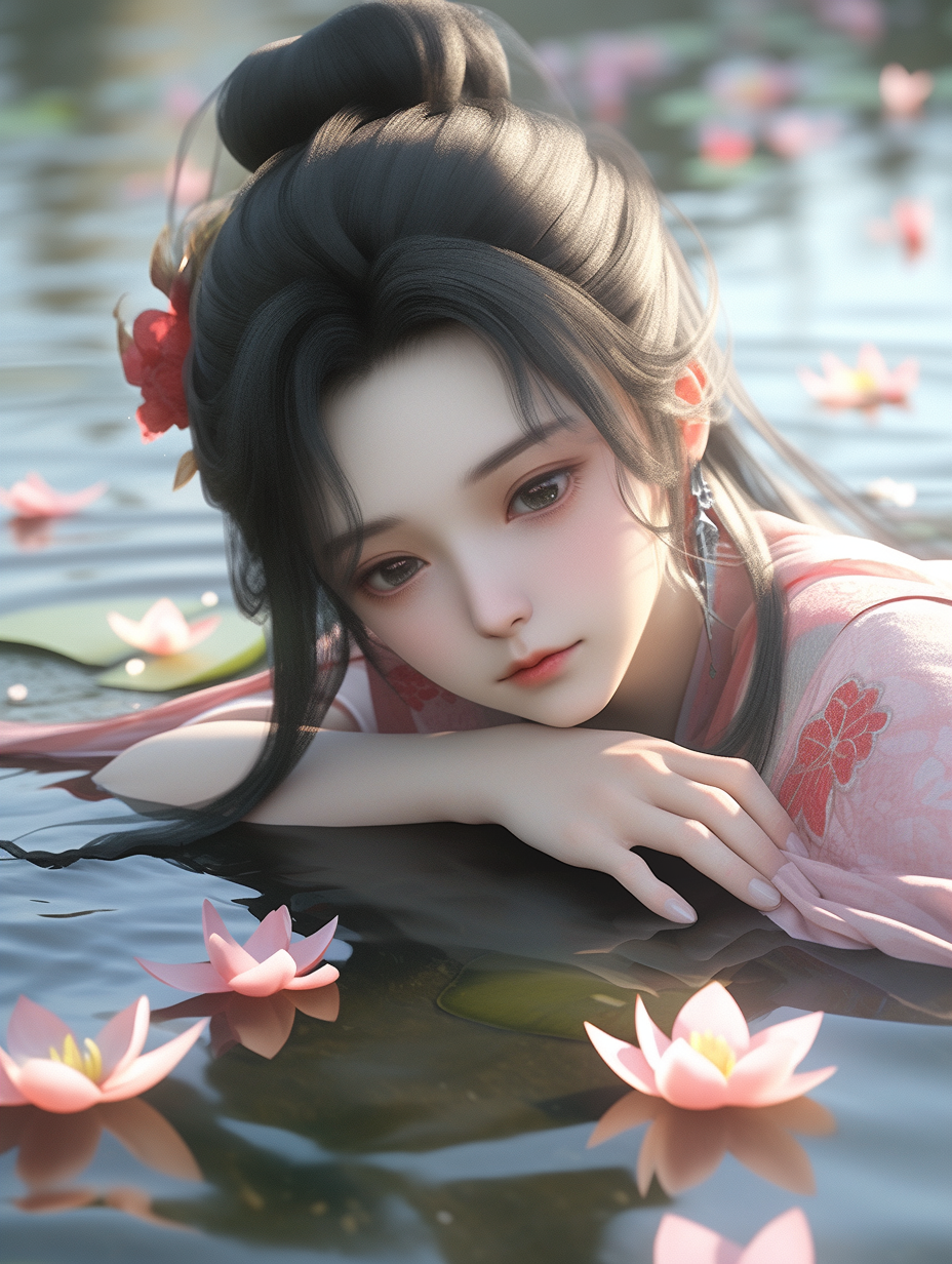 国风美人图片免费下载