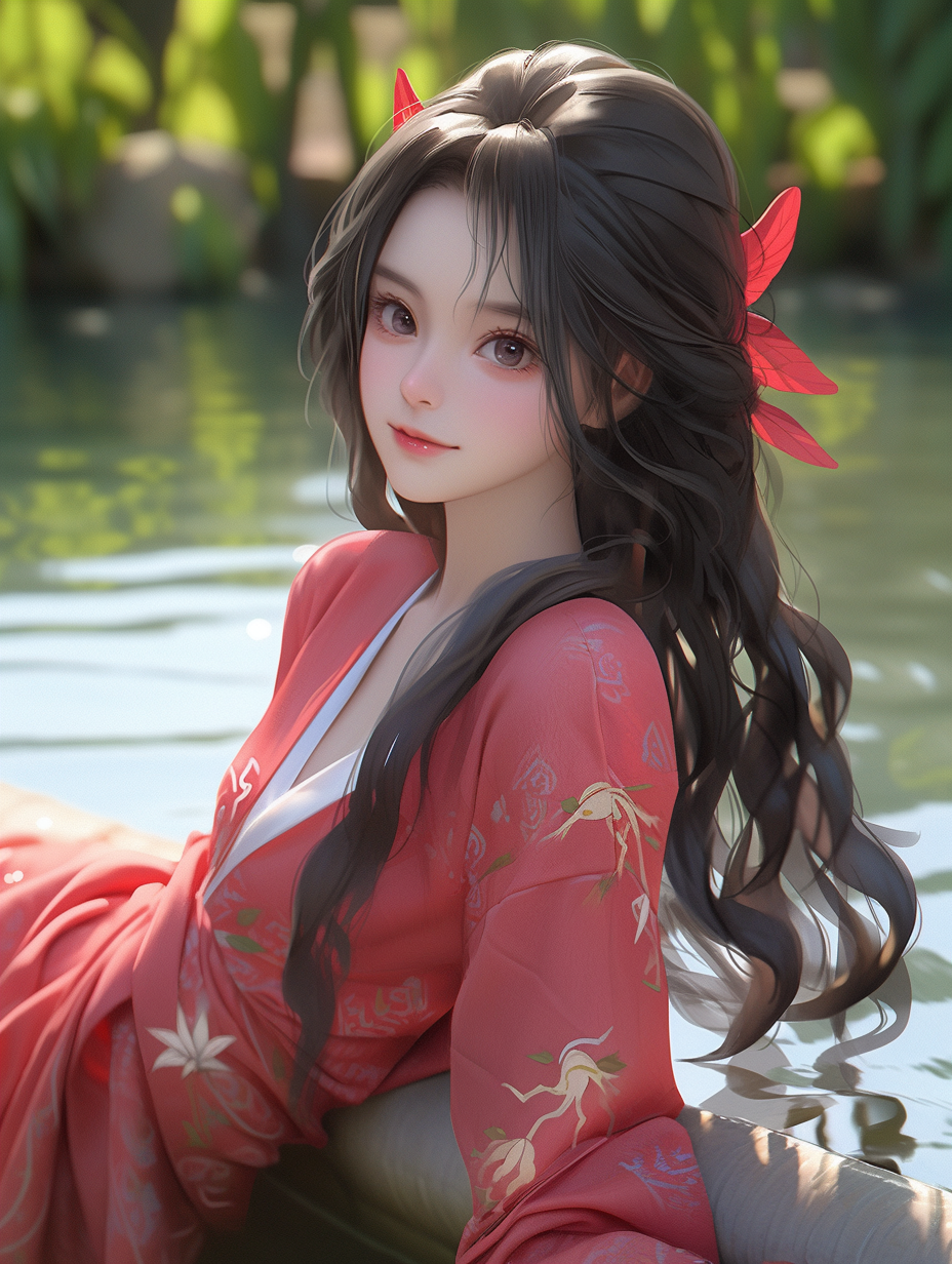 AI生成国风美人图片免费下载