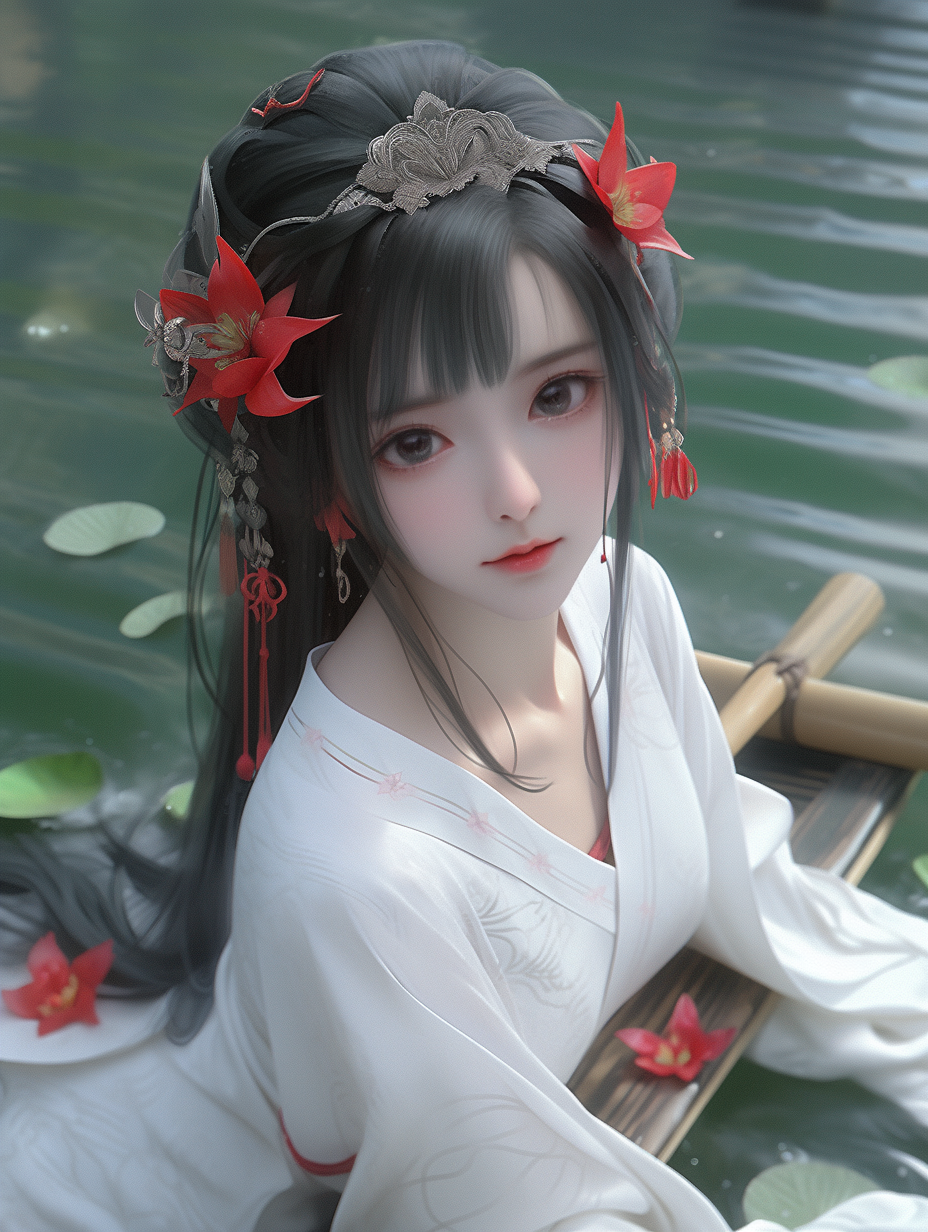 AI生成国风美人图片免费下载