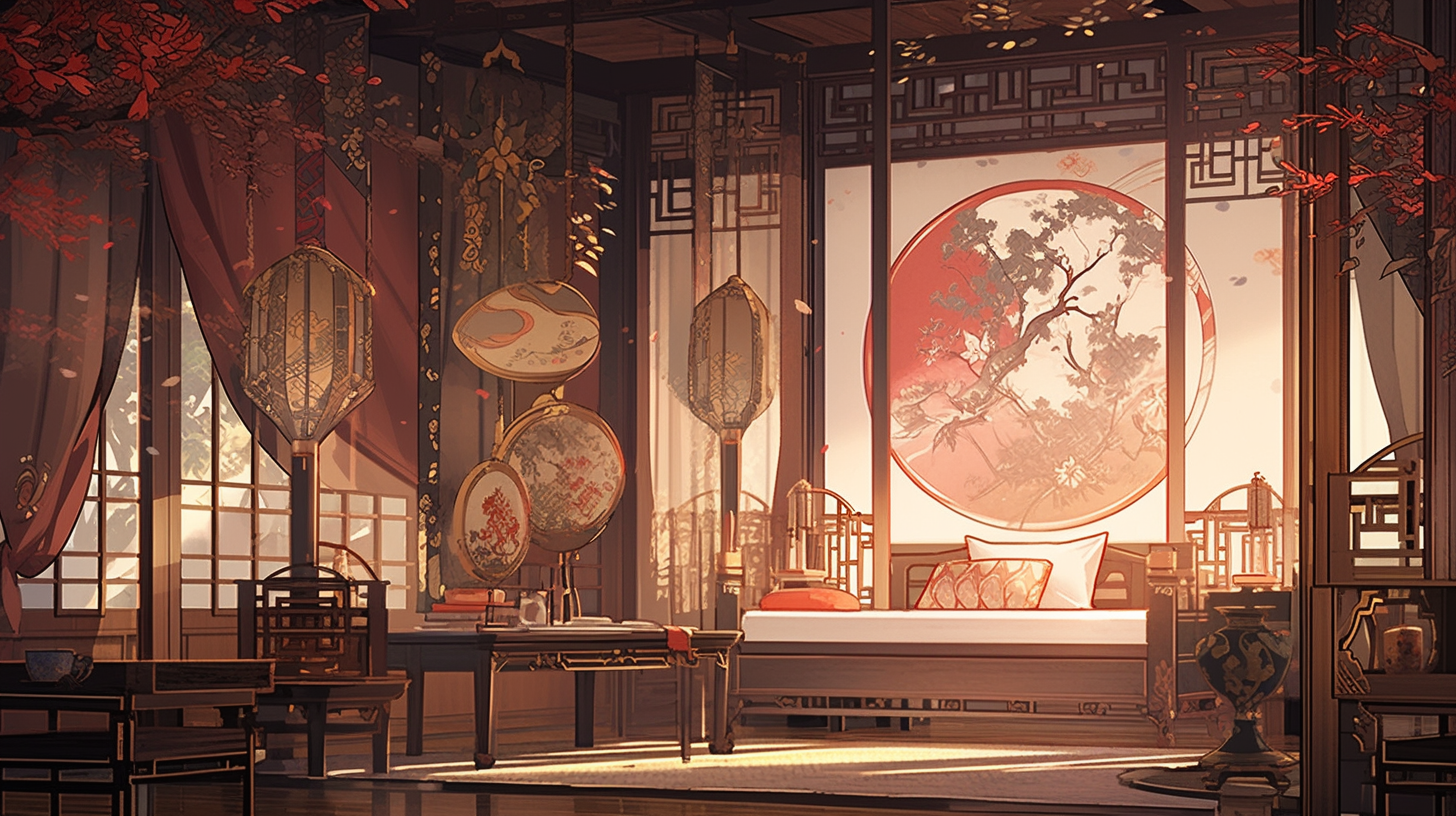 3d仙侠古风背景图片免费下载