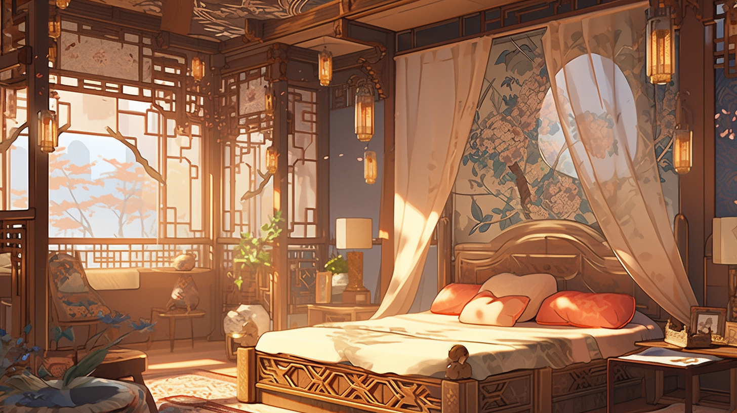 3d仙侠古风背景图片免费下载