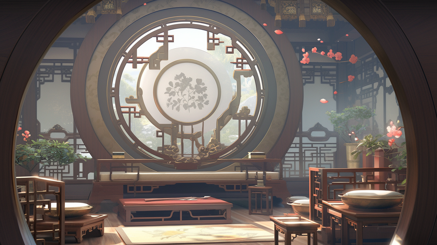 3d仙侠古风背景图片免费下载