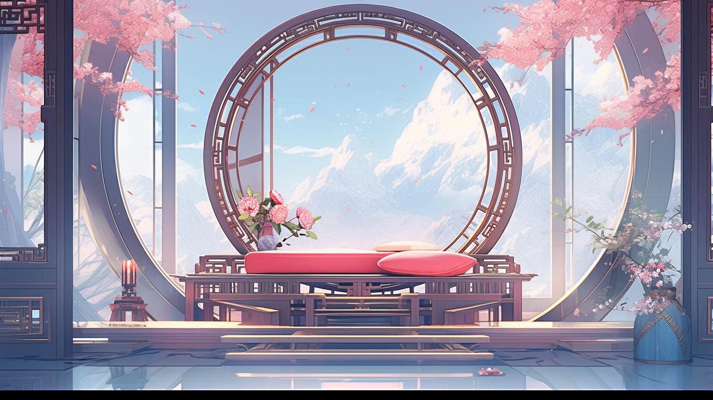 3d仙侠古风背景图片免费下载