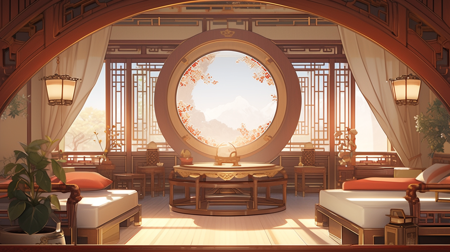 3d仙侠古风背景图片免费下载