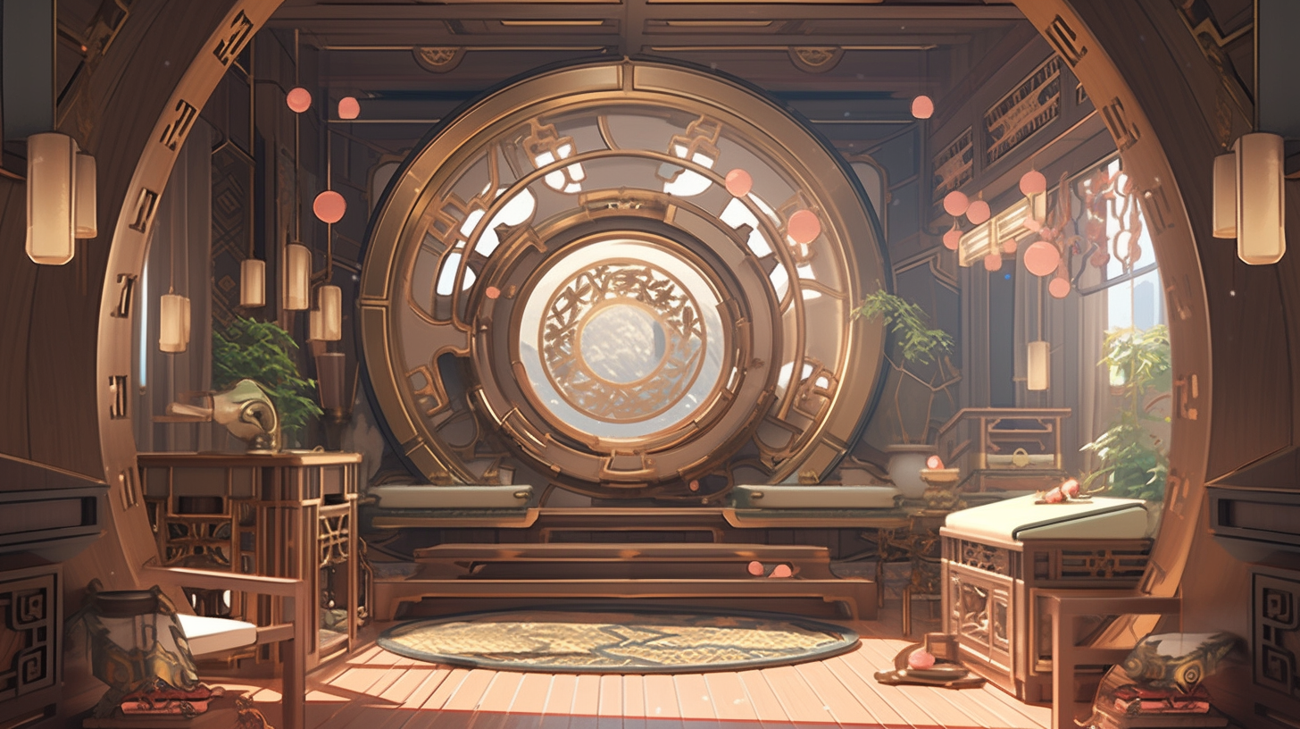 3d仙侠古风背景图片免费下载