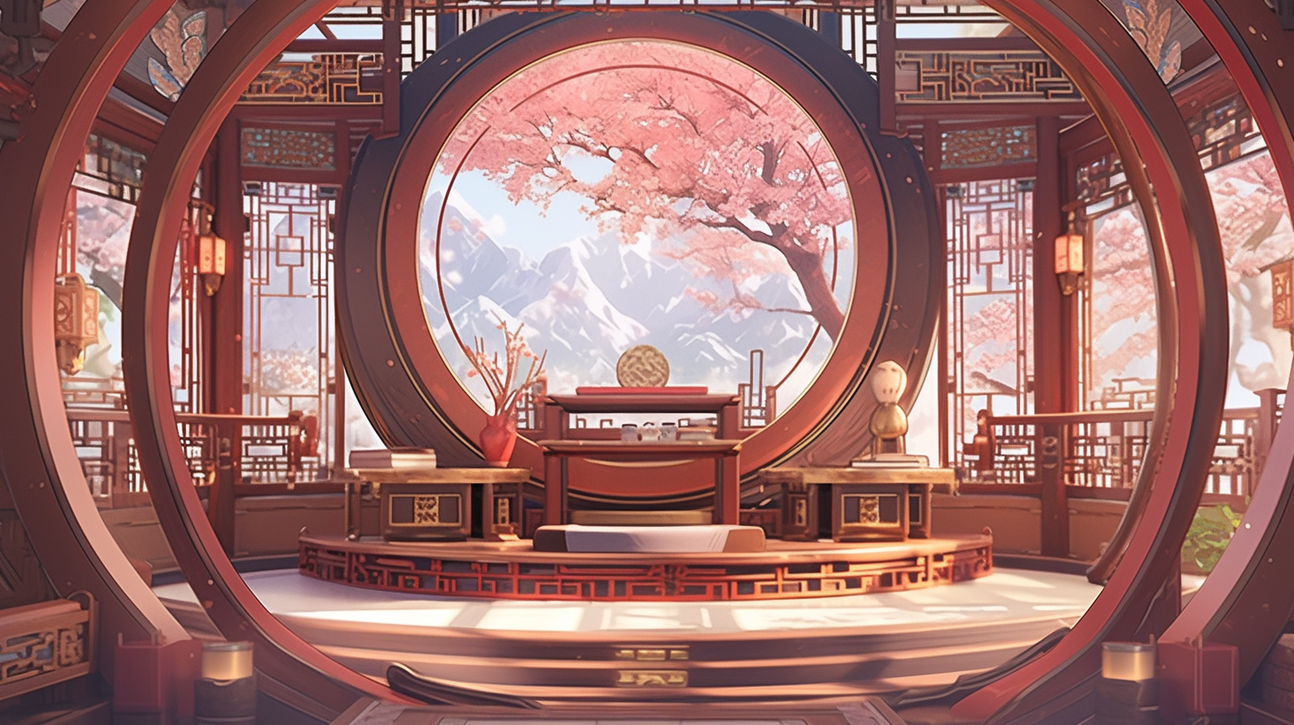 3d仙侠古风背景图片免费下载