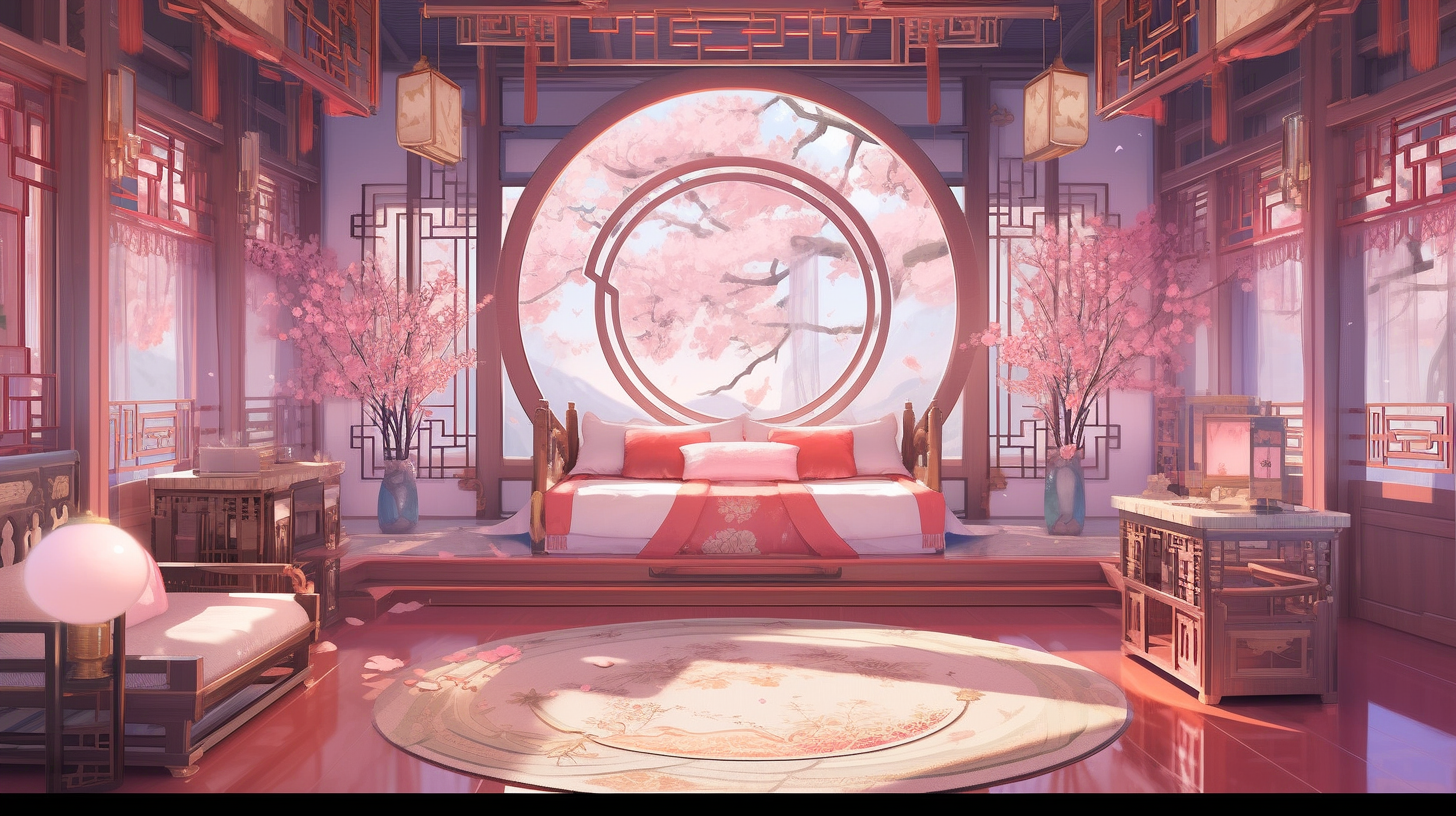 AI生成仙侠古风背景图片免费下载