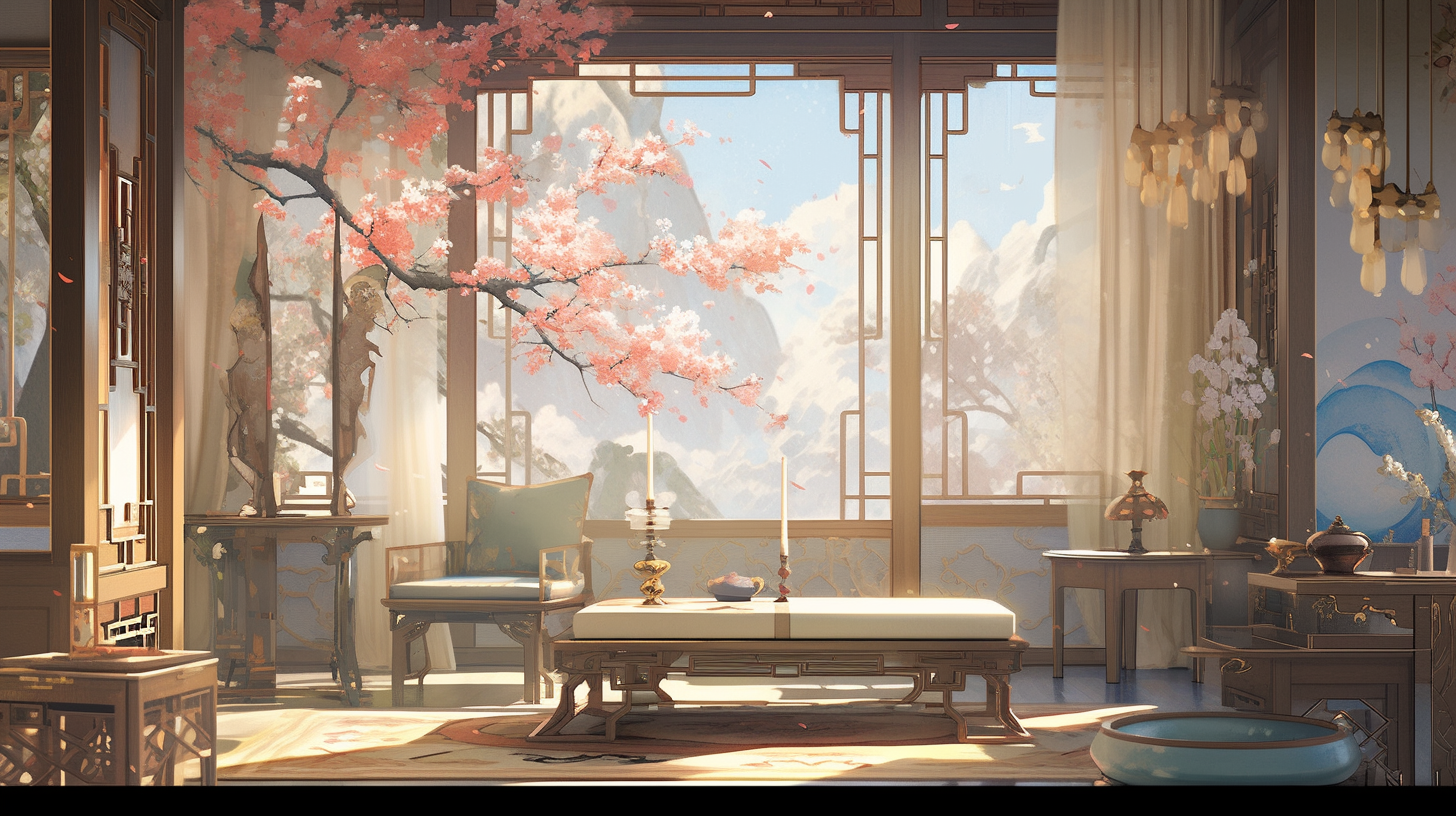 3d仙侠古风背景图片免费下载