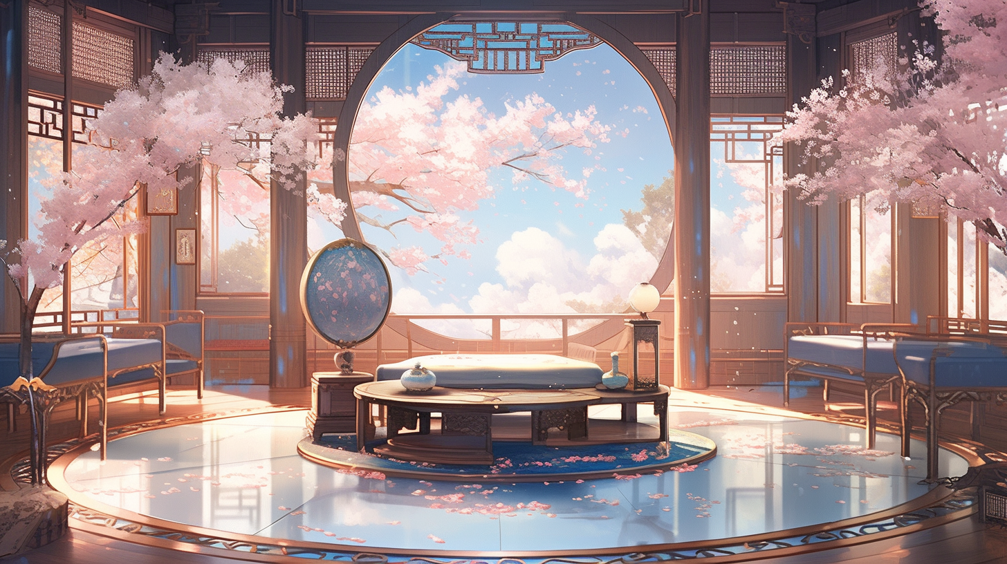 3d仙侠古风背景图片免费下载