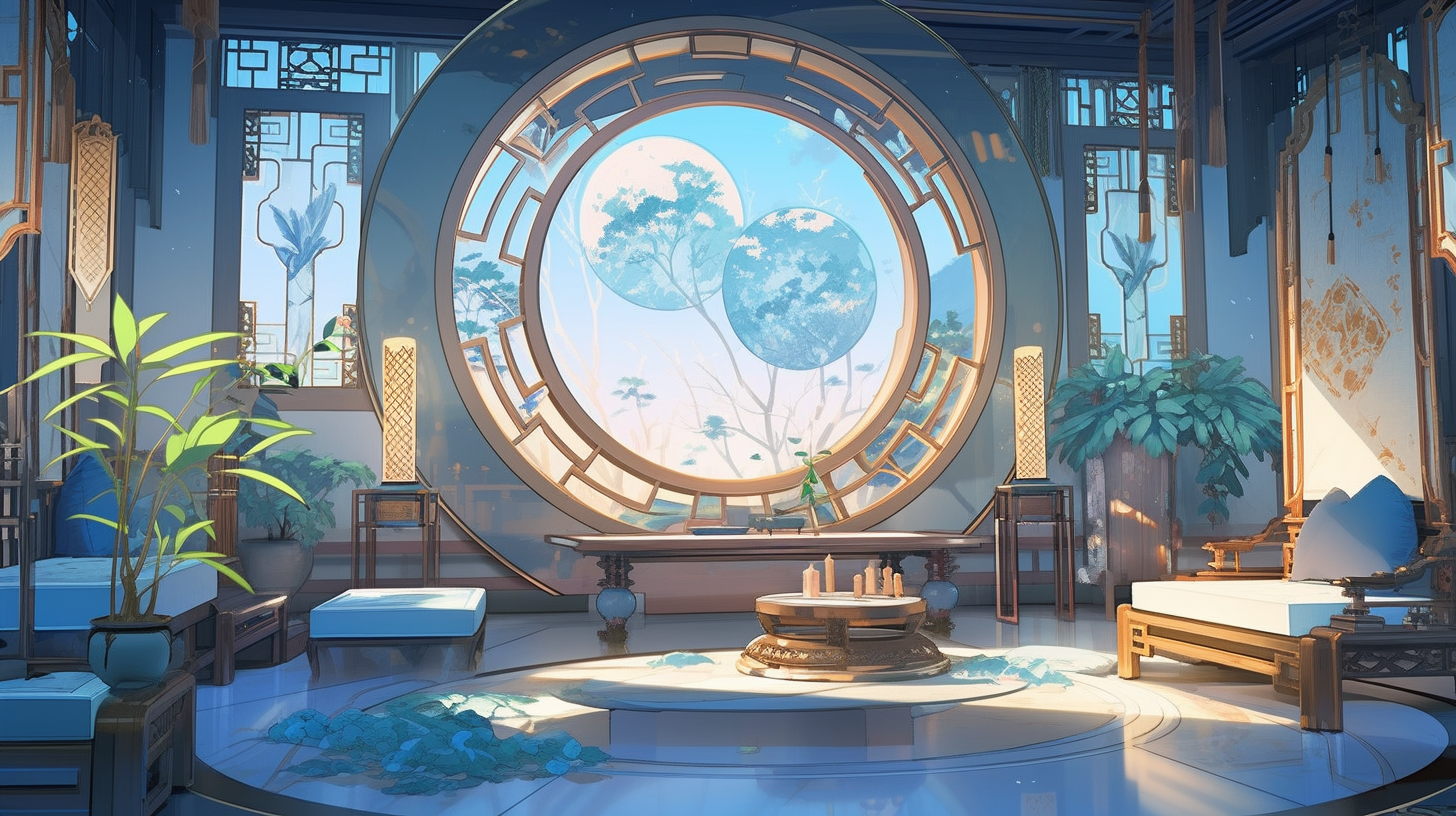 3d仙侠古风背景图片免费下载