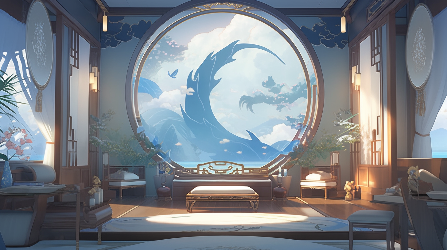 3d仙侠古风背景图片免费下载