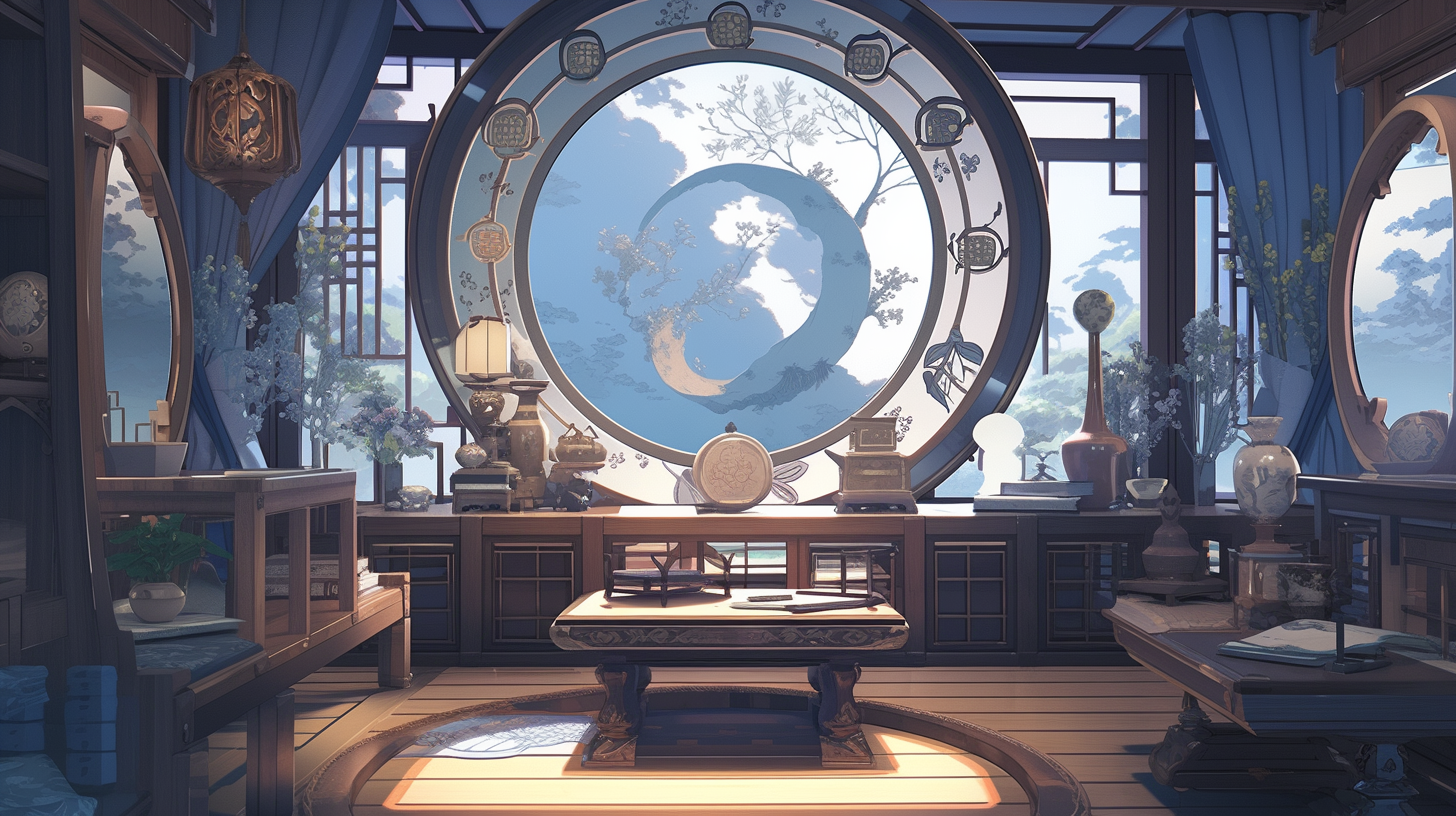 3d仙侠古风背景图片免费下载